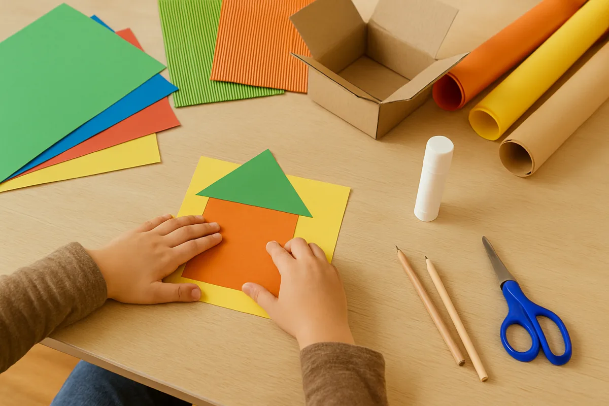 Attività con carta e cartone per bambini: idee semplici divise per età