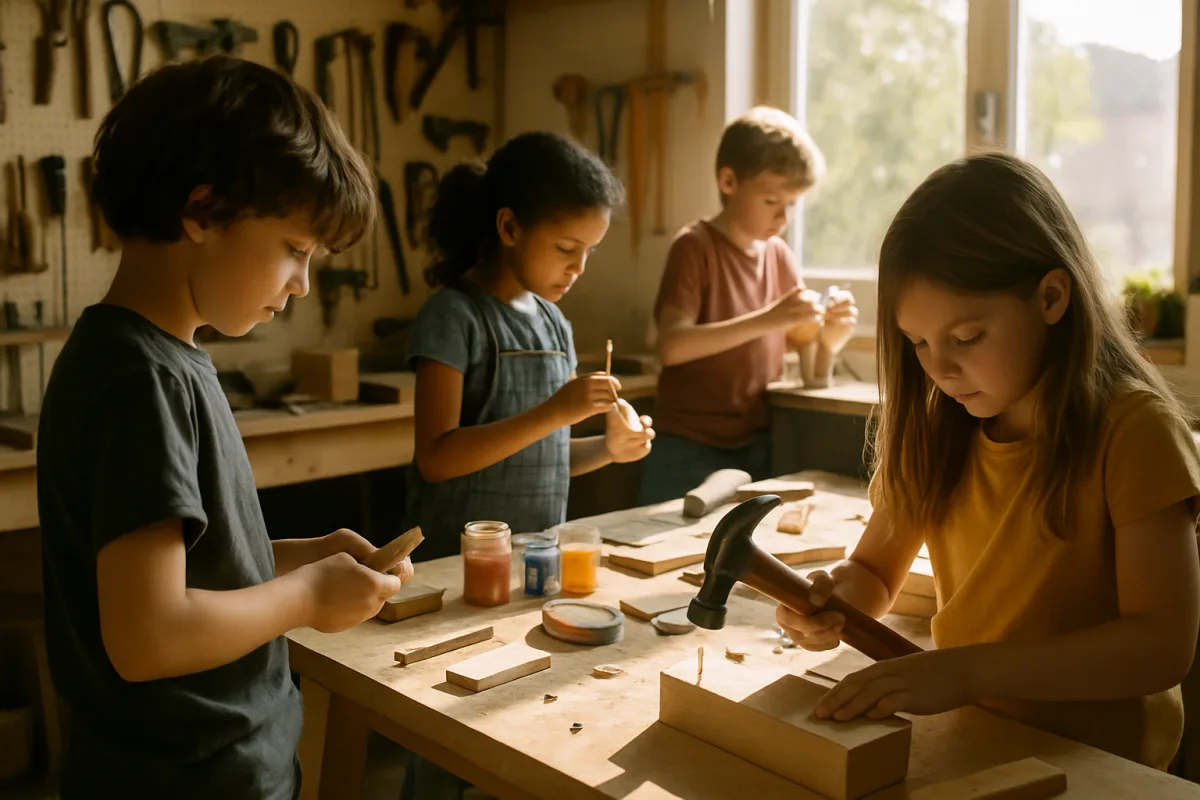 Attività manuali per bambini: idee pratiche e divertenti