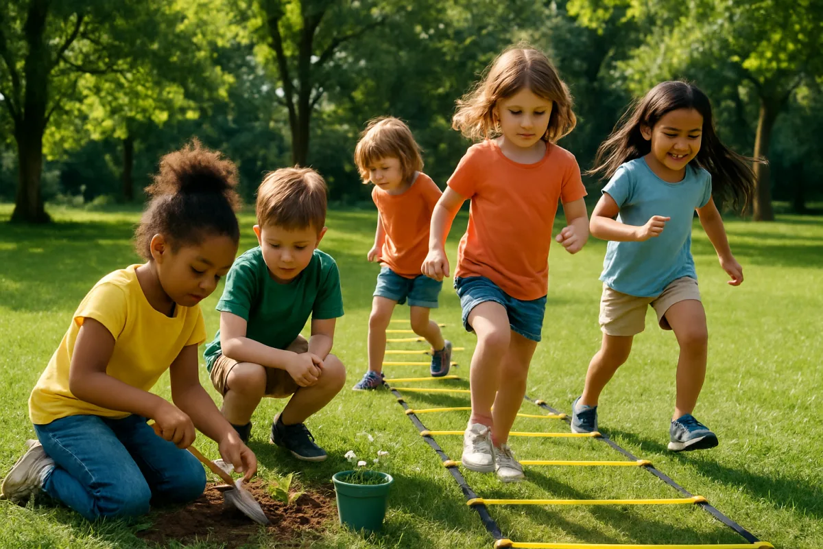 Attività per bambini all'aperto: esplorare la natura