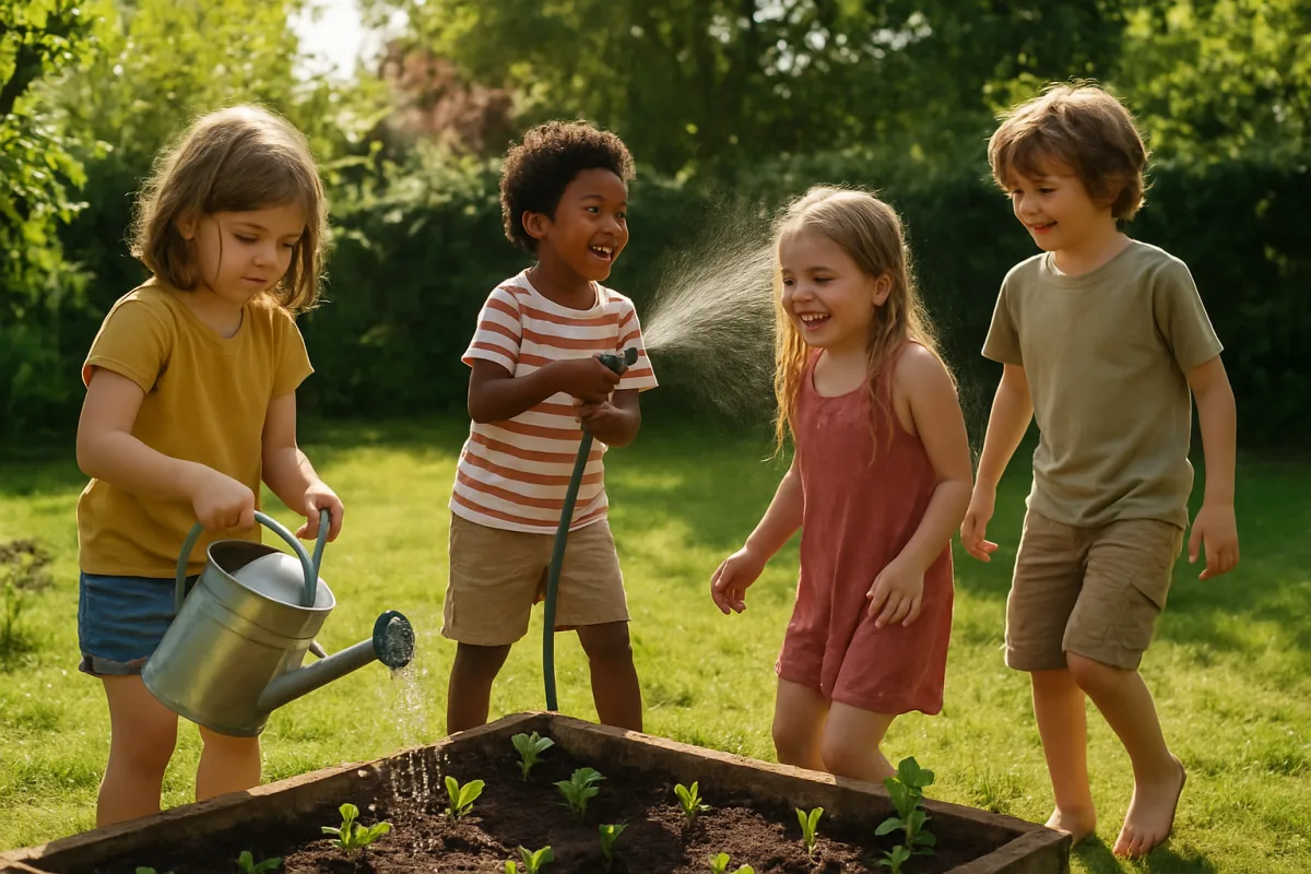 Attività per bambini in giardino: giochi e scoperta