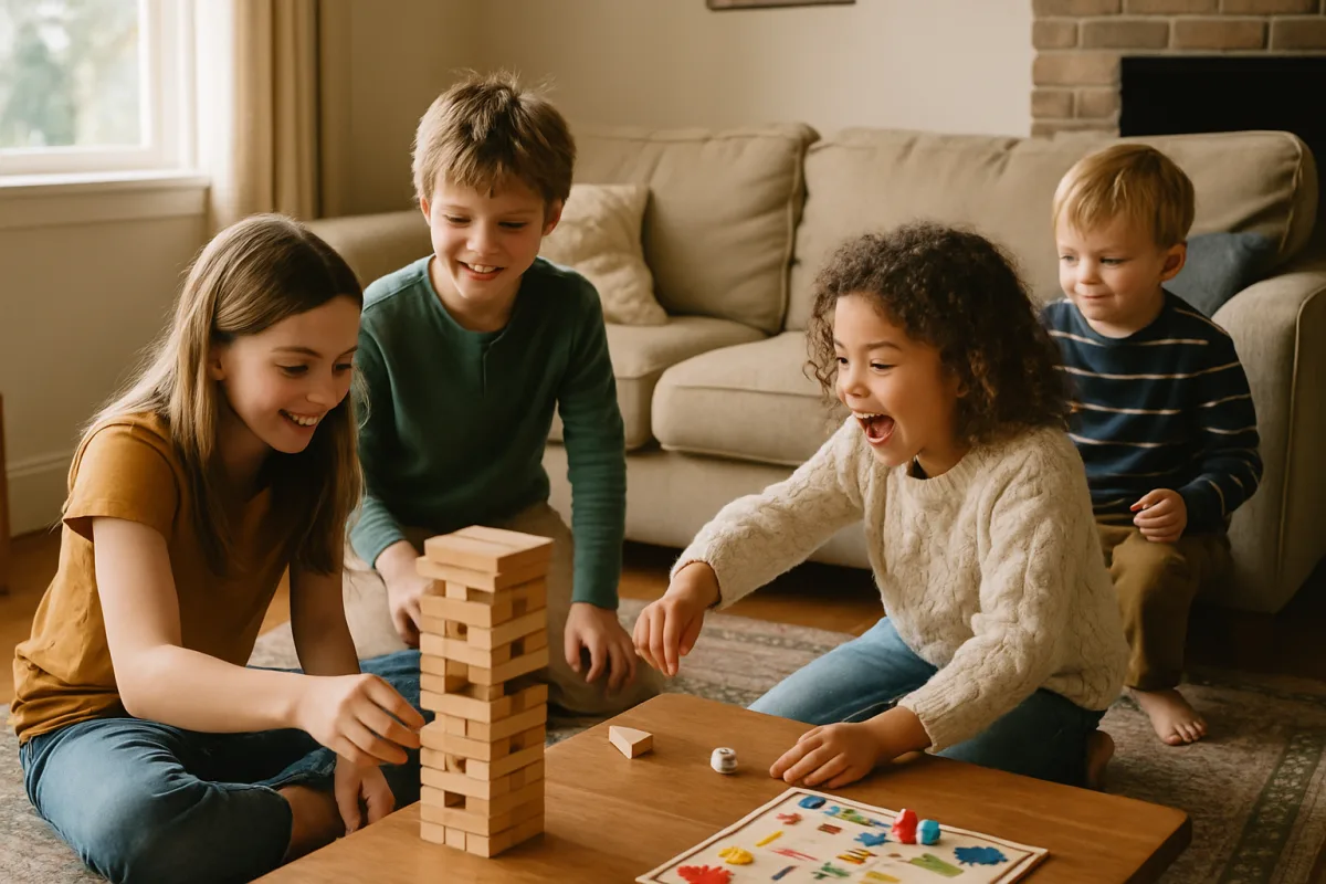Giochi di movimento per bambini al chiuso: idee e consigli
