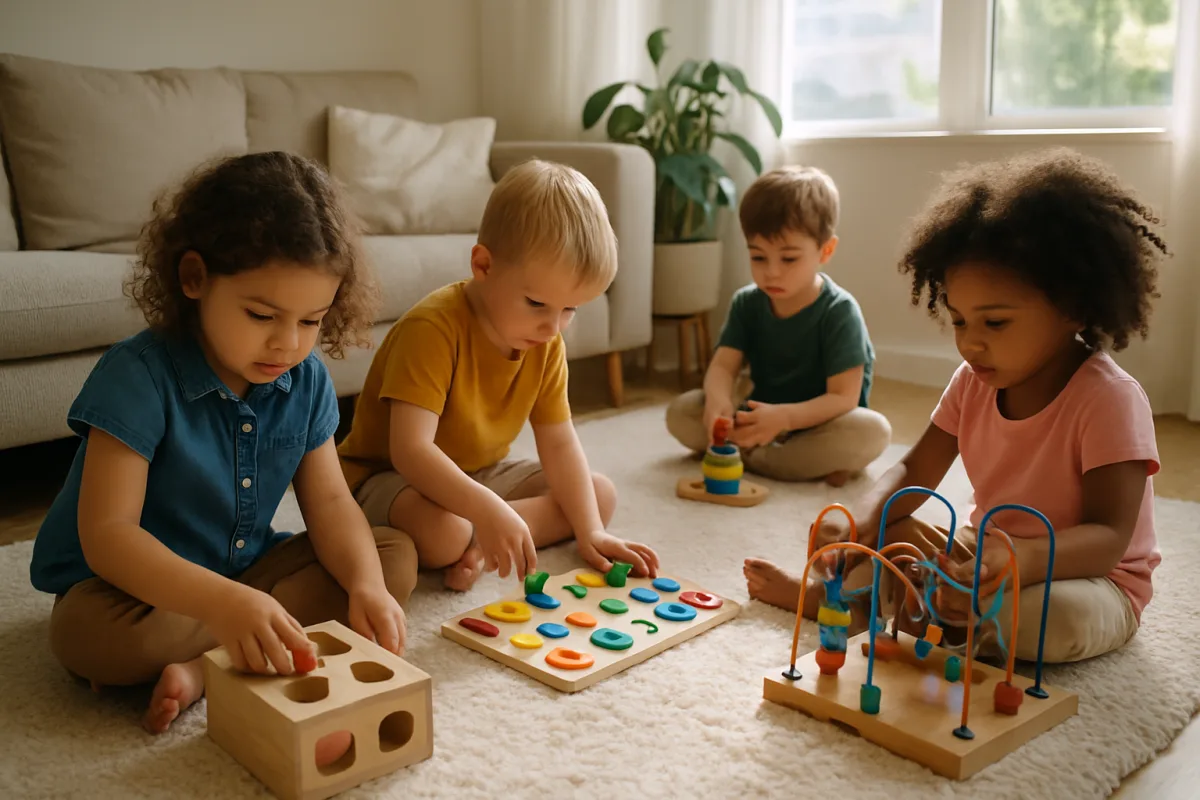 Giochi educativi per bambini piccoli: primi passi nell'apprendimento