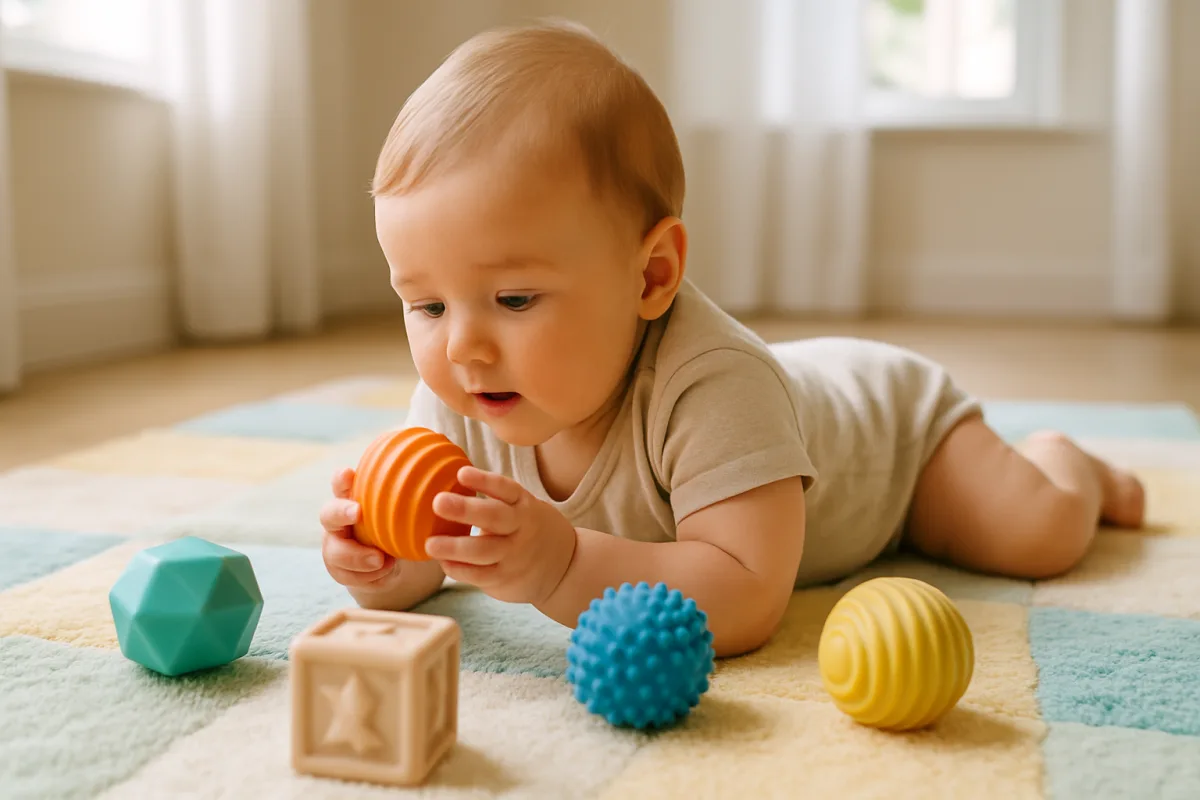 Giochi educativi per il primo anno: stimolare i sensi