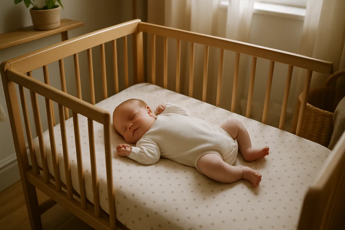 Posizione sicura per la nanna del neonato
